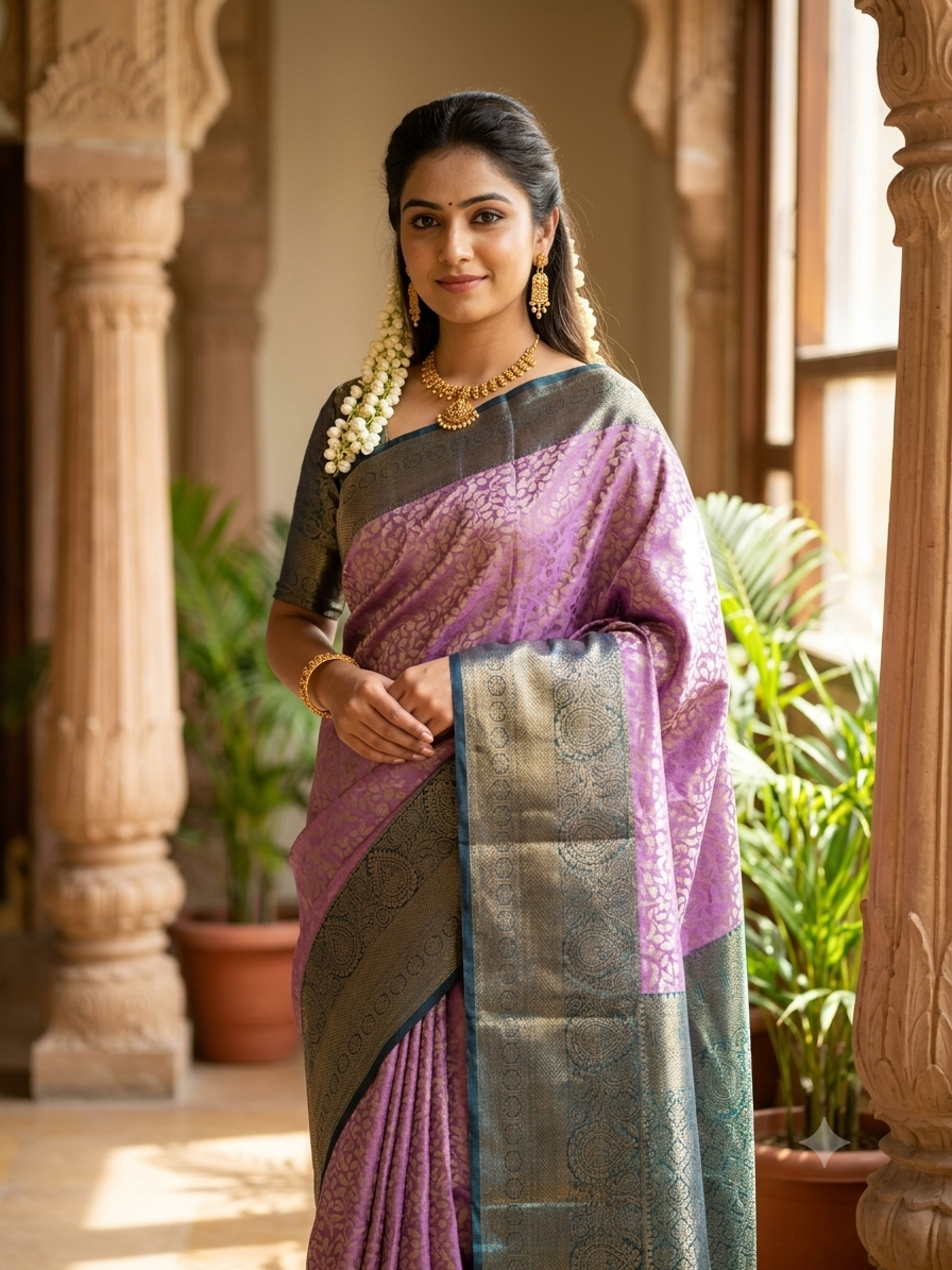 Kanchi Mix Silk Saree