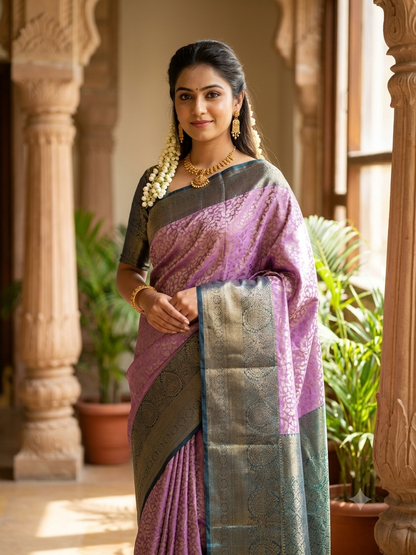 Kanchi Mix Silk Saree
