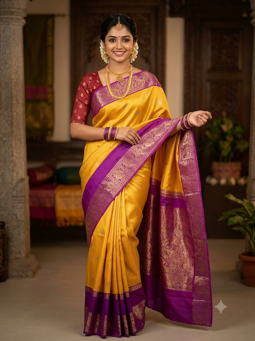 Pure Kanchipuram Silk Saree