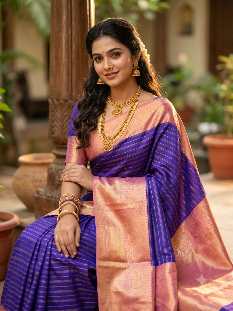 Pure Kanchipuram Silk Saree