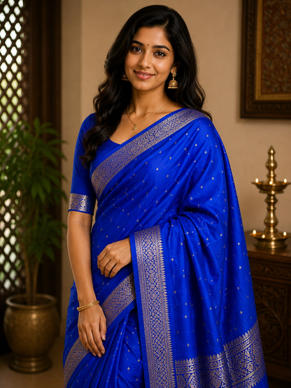 Pure Mysore Silk Saree.