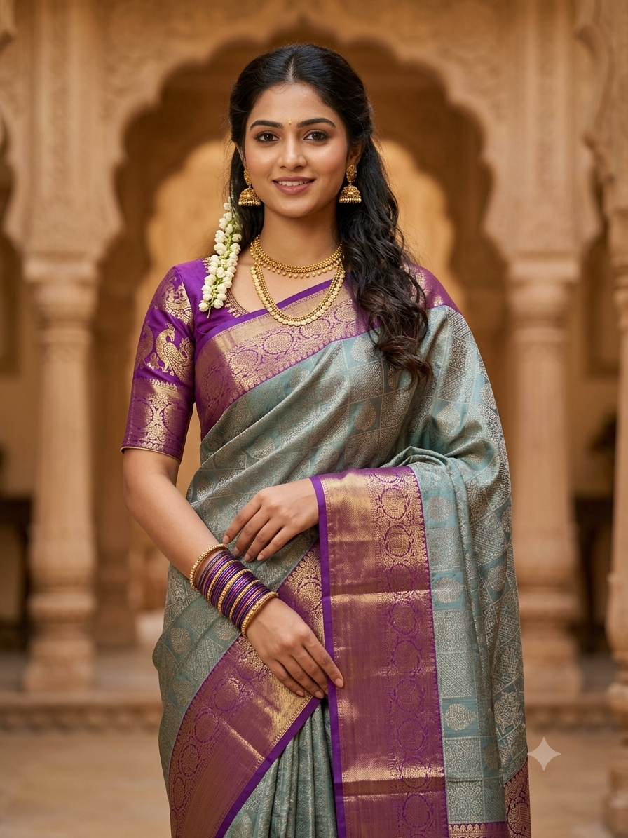 Pure Kanchipuram Silk Saree