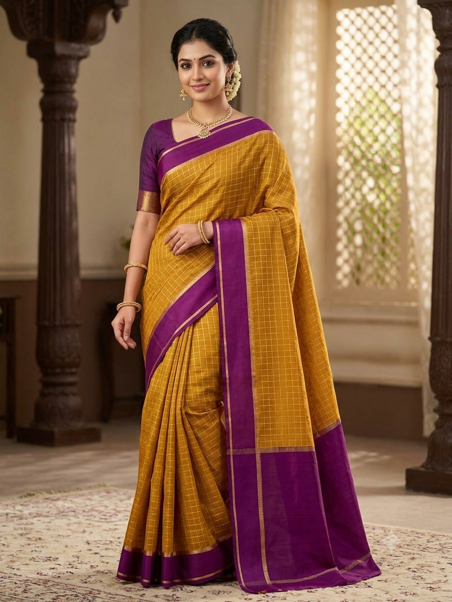 Pure Mysore Silk Saree.