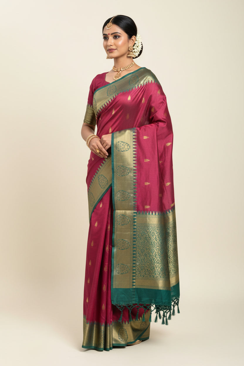 Pure Cotton Silk Saree