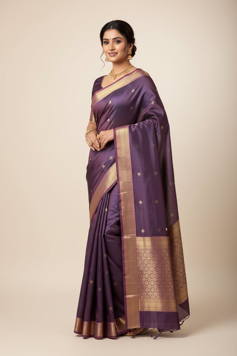 Kanchi Mix Silk Saree