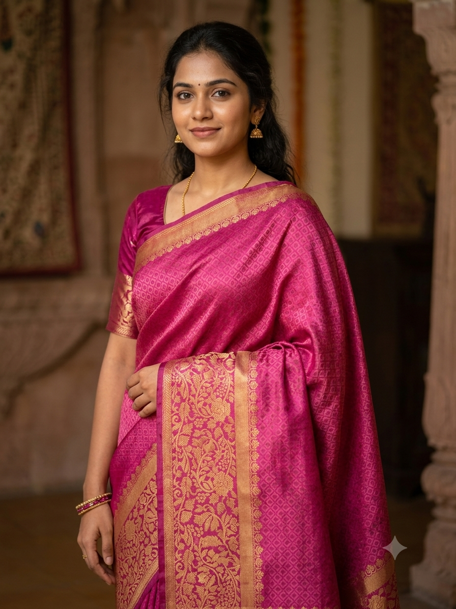 Raw Silk Saree.