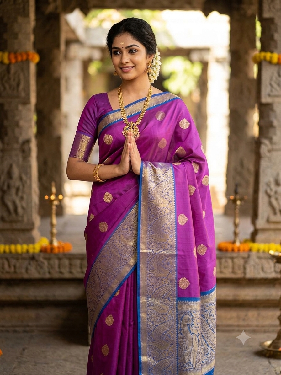 Pure Kanchipuram Silk Saree