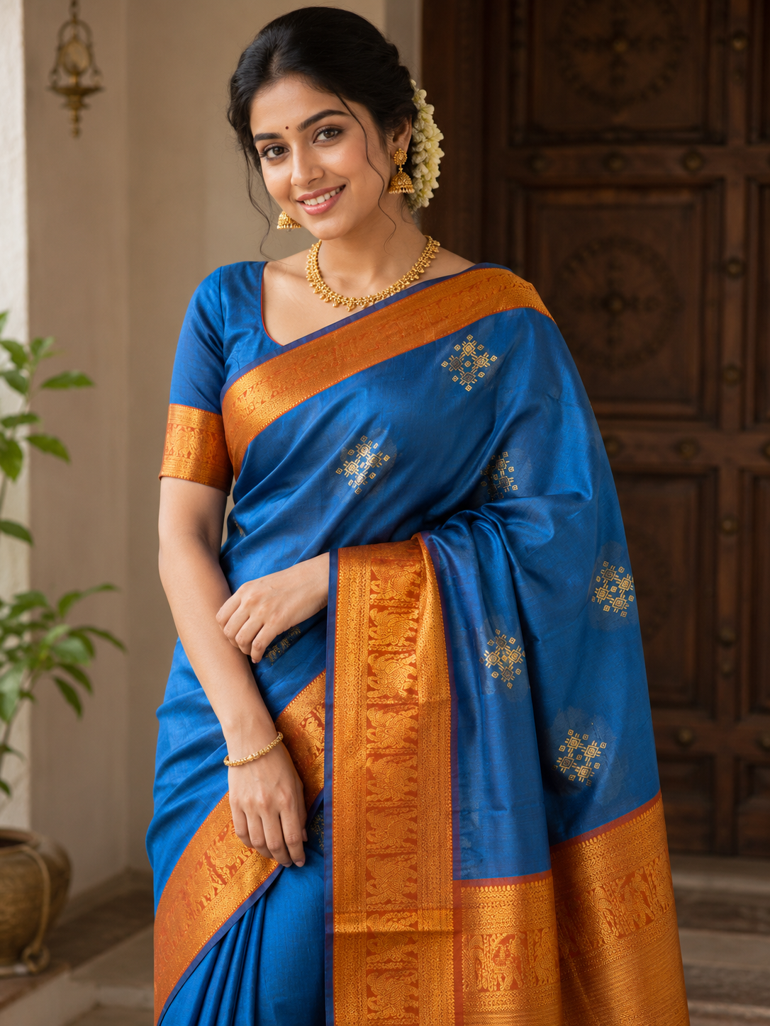 Kanchi Mix Silk Saree
