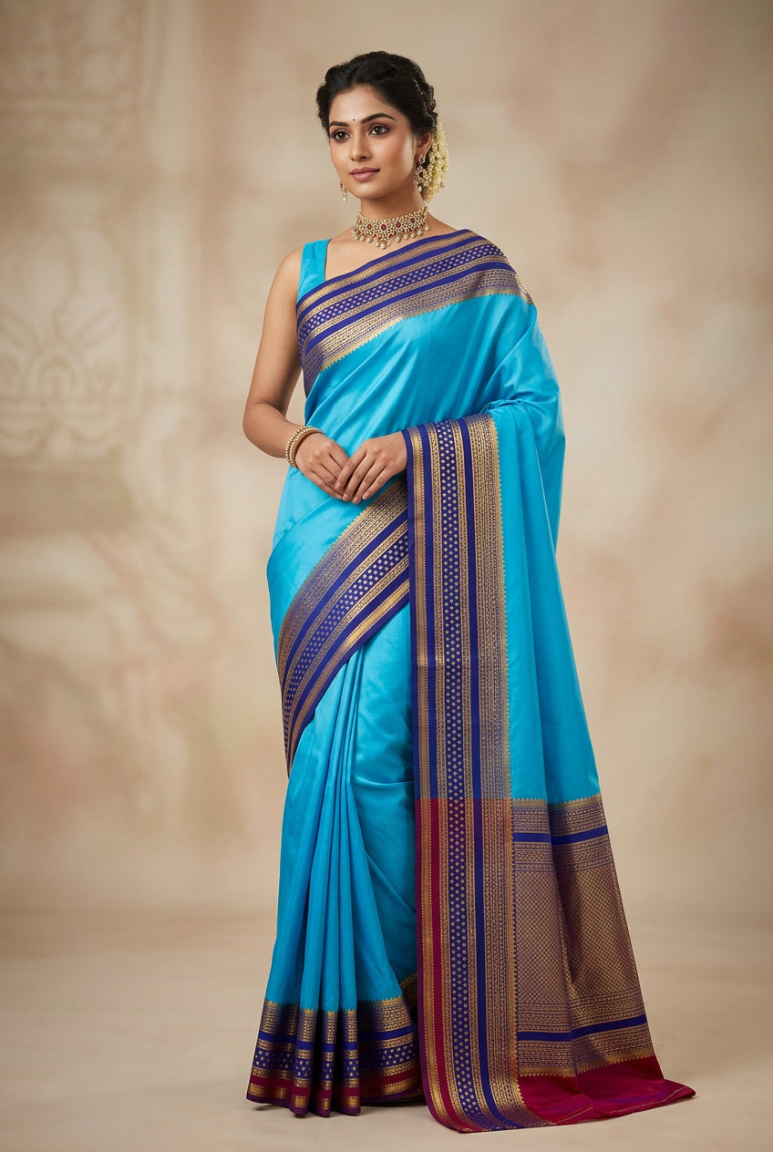 Pure Mysore Silk Saree.