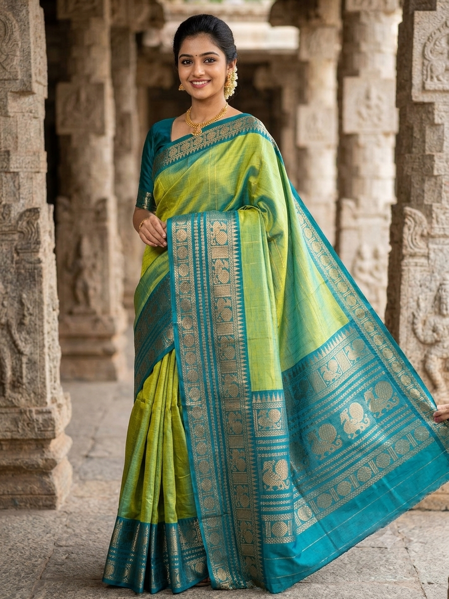 Pure Cotton Silk Saree