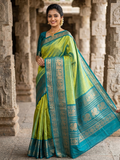 Pure Cotton Silk Saree