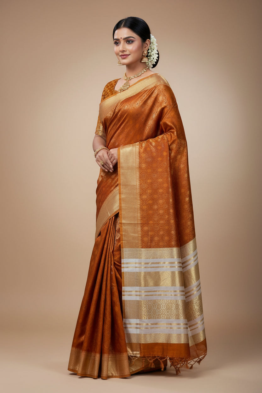 Kanchi Mix Silk Saree