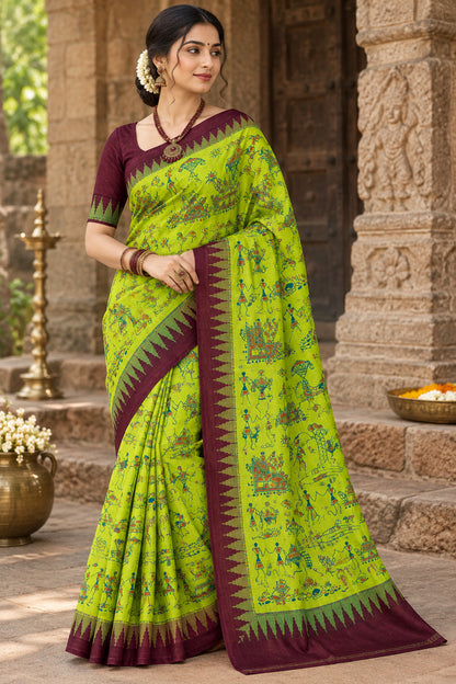 Pure Cotton Silk Saree