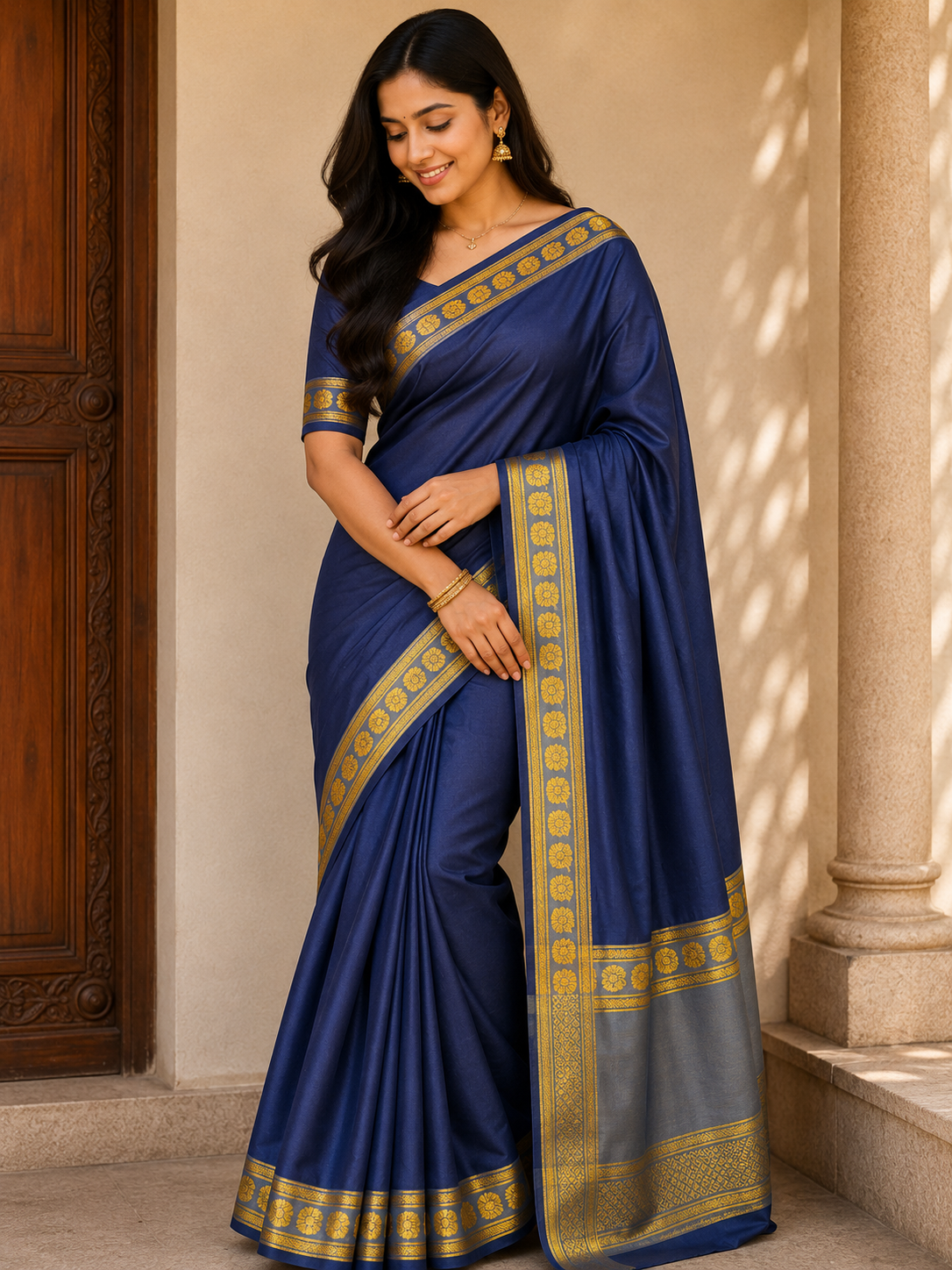 Artificial / Mix Crape Sarees