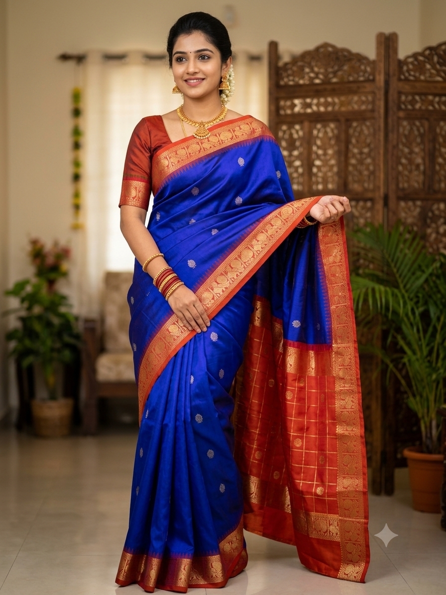 Pure Kanchipuram Silk Saree