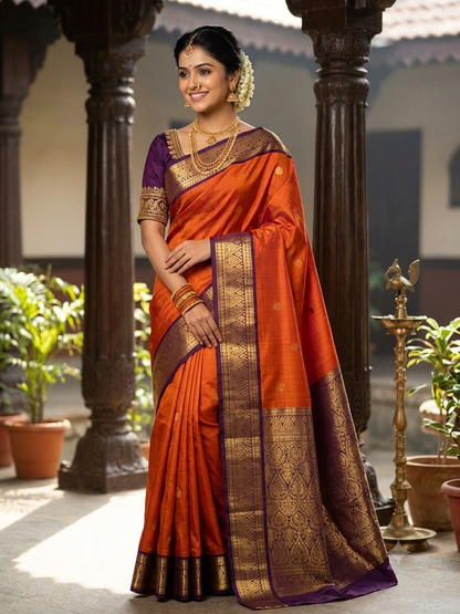Pure Kanchipuram Silk Saree