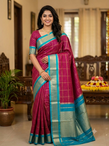 Pure Mysore Silk Saree.