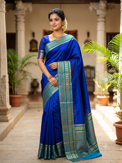 Pure Mysore Silk Saree ( 60 Grams )