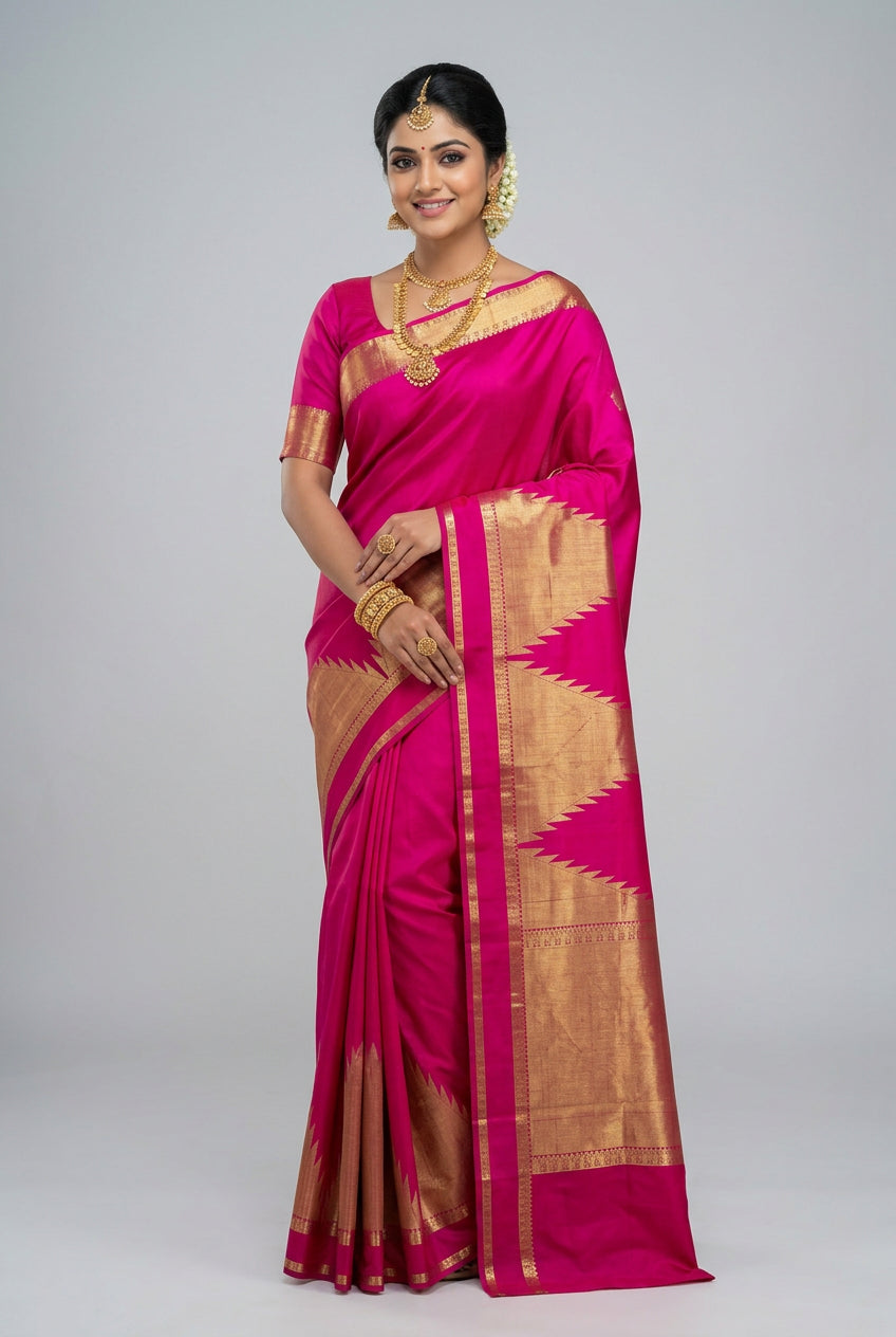 Pure Mysore Silk Saree.