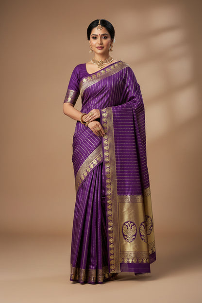Pure Mysore Silk Saree.