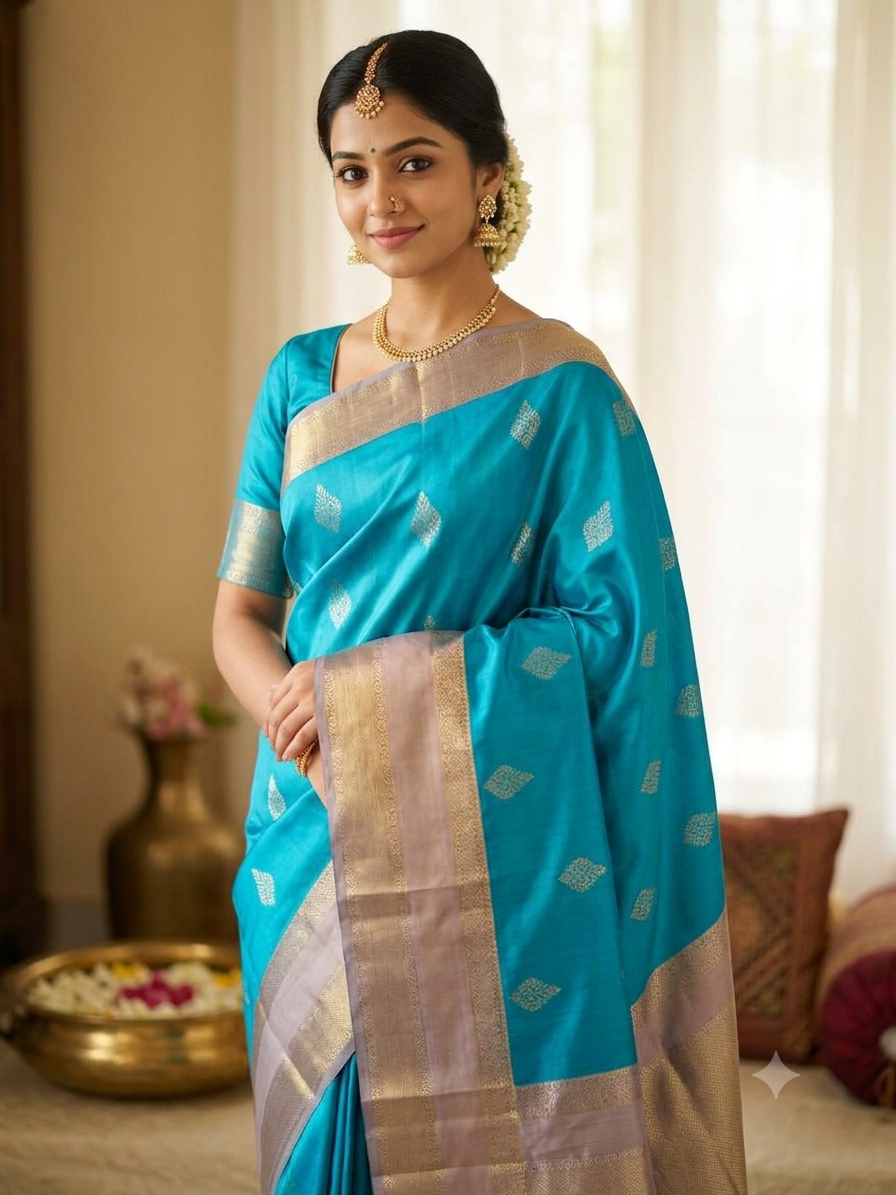 Kanchi Mix Silk Saree