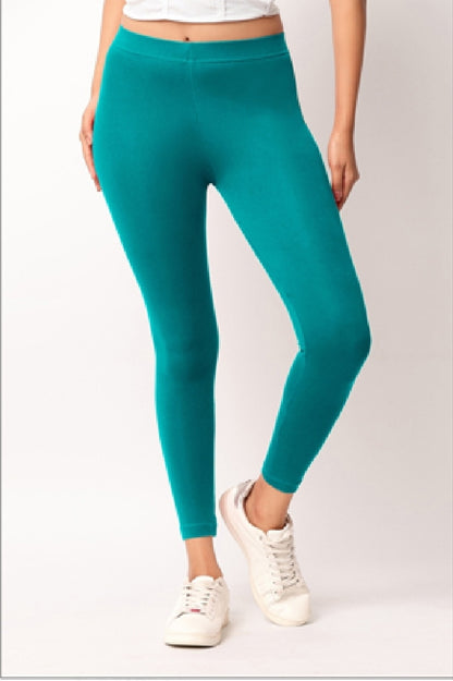 Ankle length Cotton+Lycra stretchable leggings.499/- For 3 Pieces