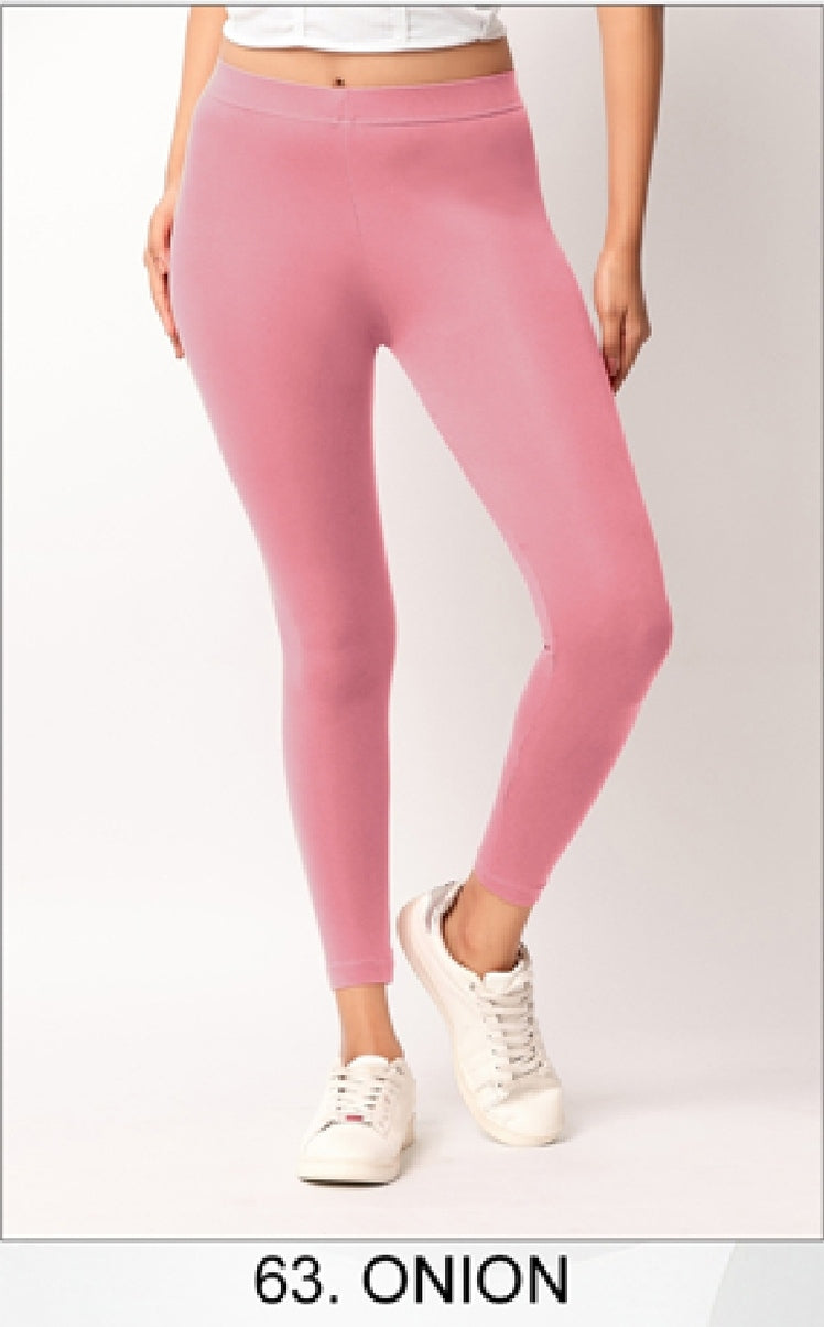 Ankle length Cotton+Lycra stretchable leggings.499/- For 3 Pieces