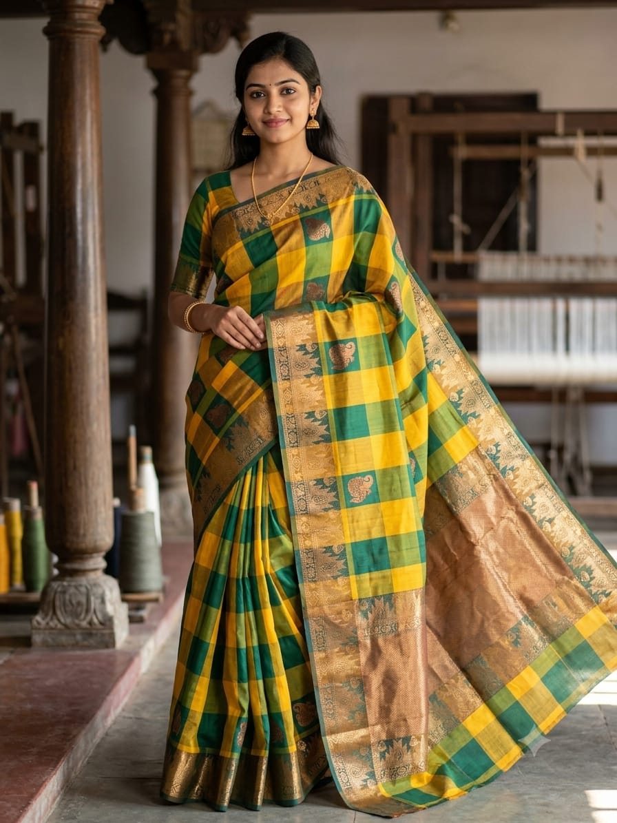 Pure Cotton Silk Saree