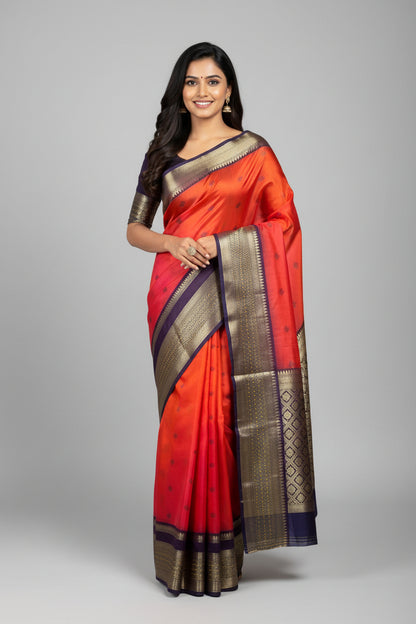 Kanchi Mix Silk Saree