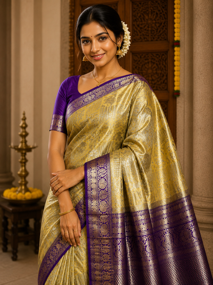 Pure Kanchipuram Silk Saree