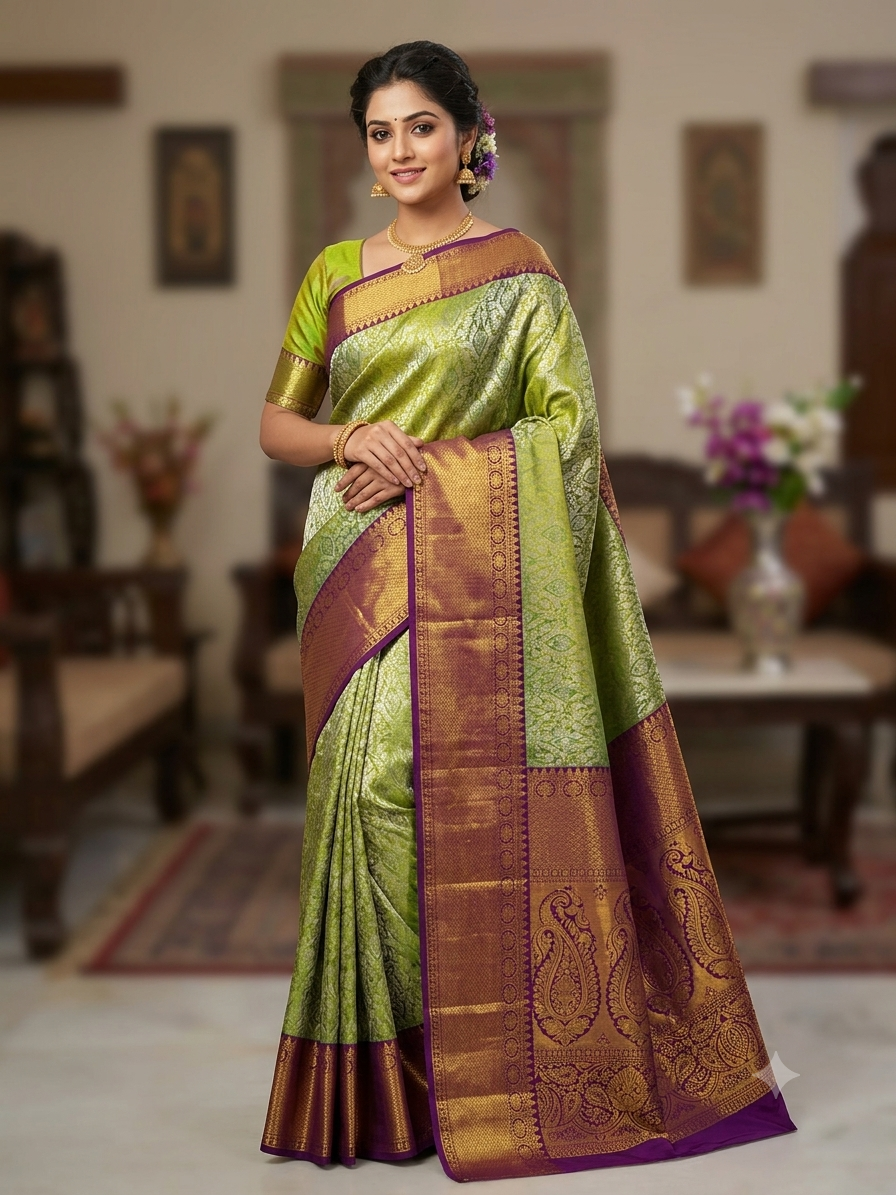 Pure Kanchipuram Silk Saree