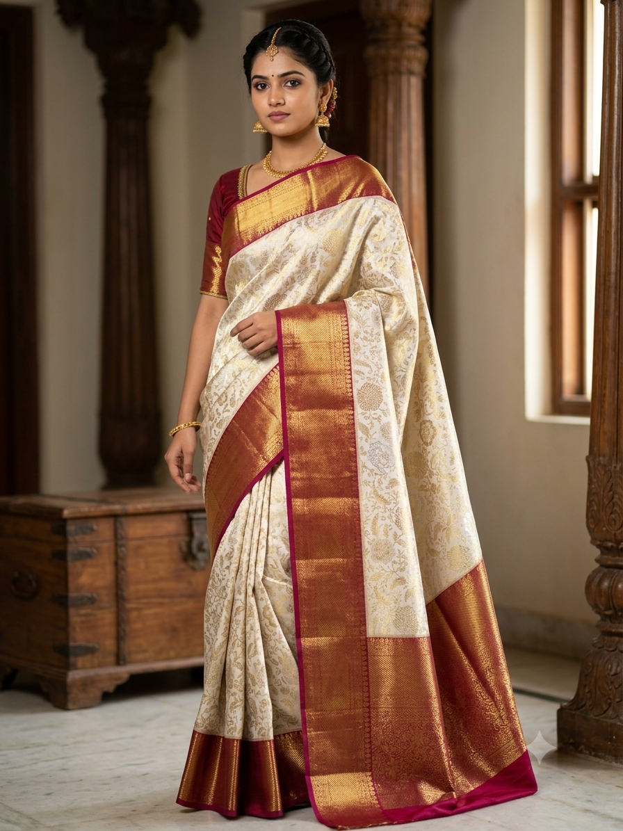Pure Kanchipuram Silk Saree