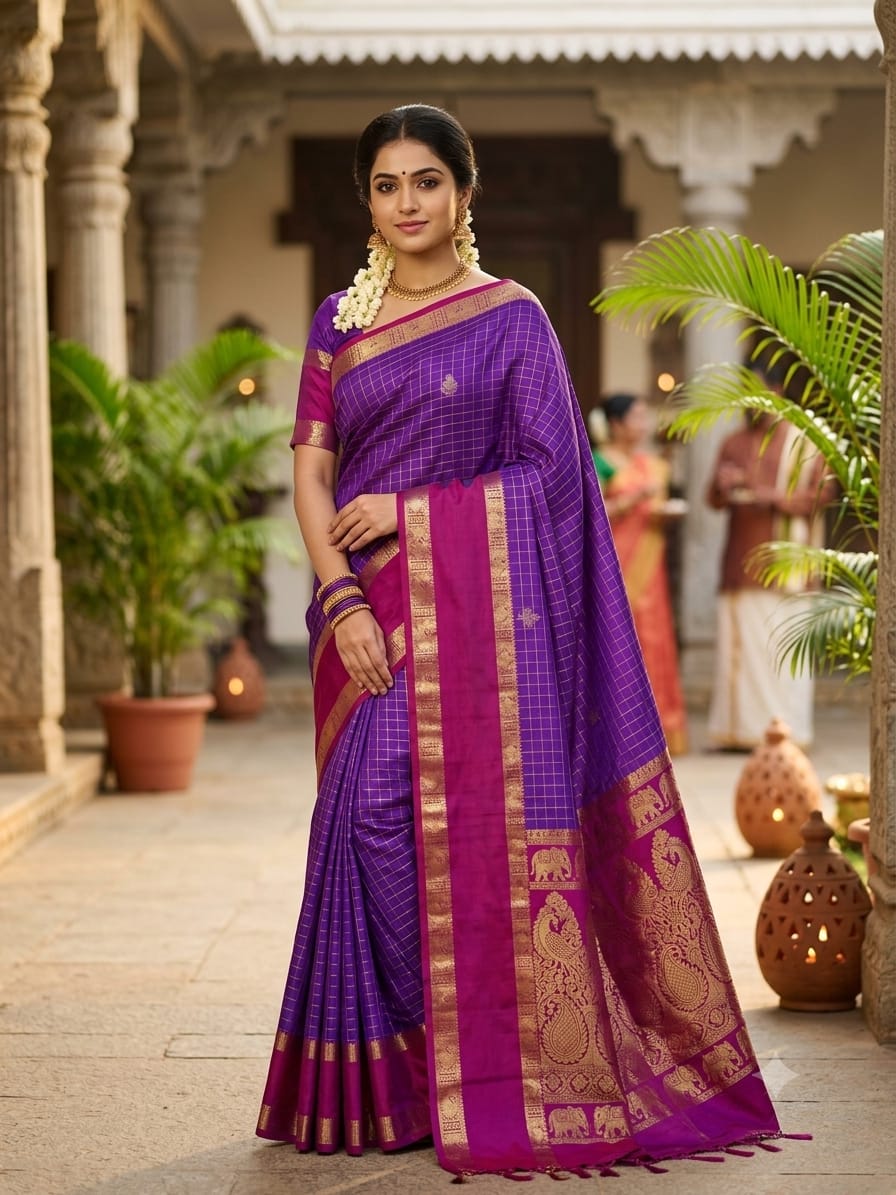 Pure Kanchipuram Silk Saree