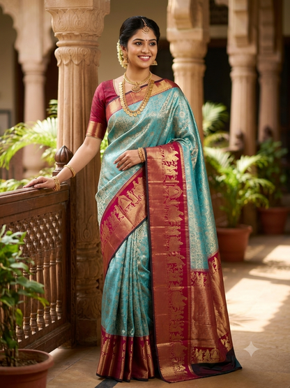 Pure Kanchipuram Silk Saree