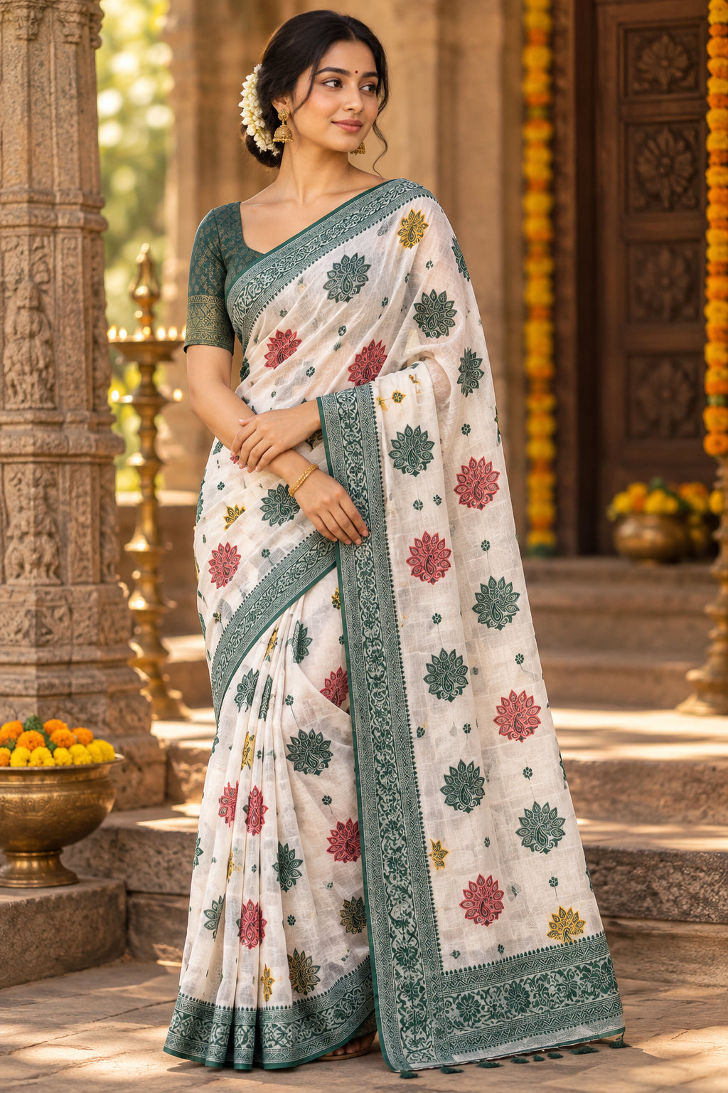 Pure Cotton Silk Saree