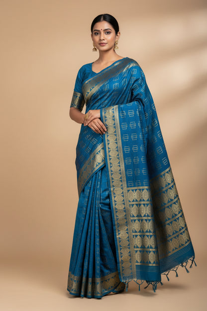 Pure Mysore Silk Saree.