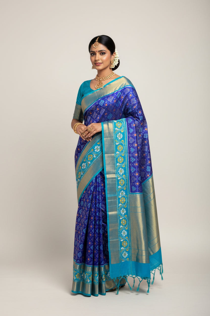 Kanchi Pure Pochampalli Silk