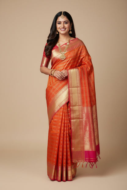 Pure Kanchipuram Silk Saree