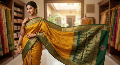 Pure Mysore Silk Saree ( 60 Grams )