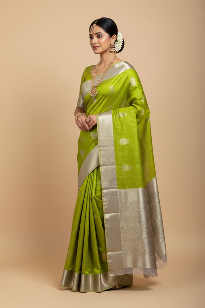 Kanchi Mix Silk Saree