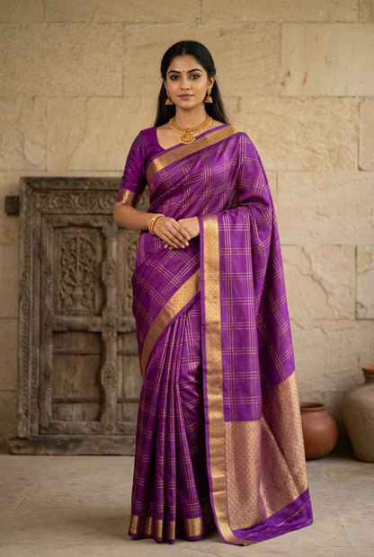 Pure Mysore Silk Saree ( 60 Grams )