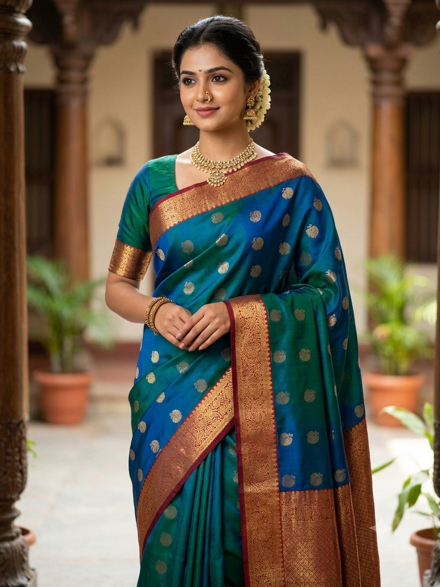 Pure Kanchipuram Silk Saree