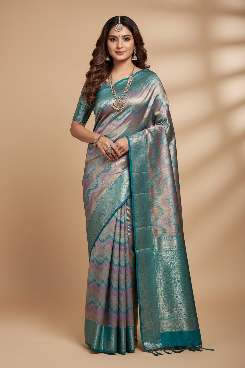 Kanchi Mix Silk Saree