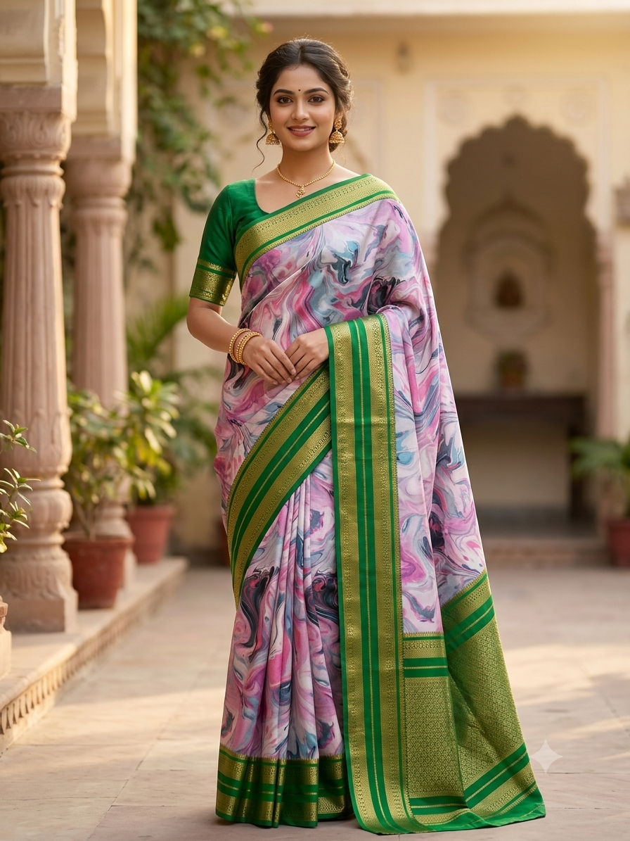 Pure Mysore Silk Saree.