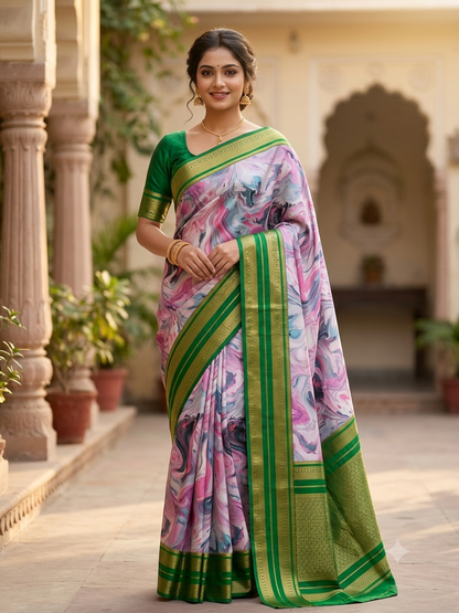 Pure Mysore Silk Saree.