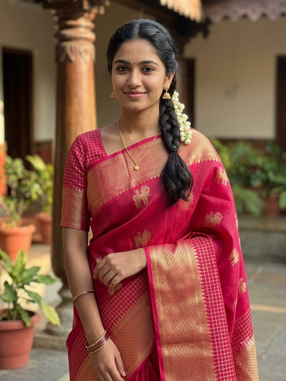 Pure Kanchipuram Silk Saree