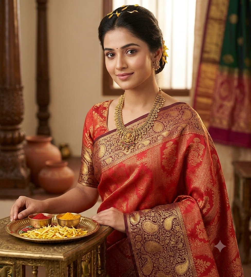 Kanchi Mix Silk Saree