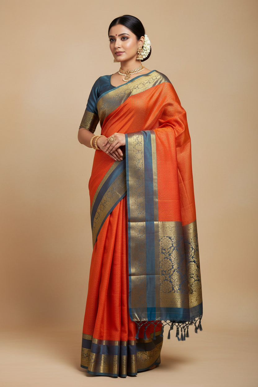 Kanchi Mix Silk Saree
