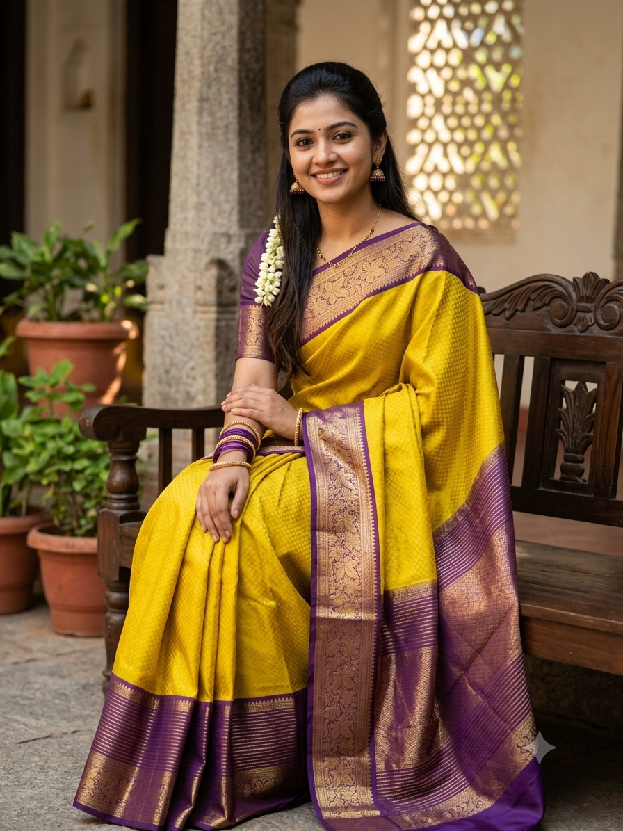 Pure Kanchipuram Silk Saree