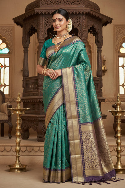 Kanchi Mix Silk Saree